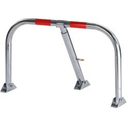 DEMA Parkplatzsperre Vigo Parkbügel 77x43 Cm Parksperre Klappbar Parkplatzbügel