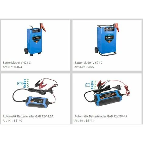 Güde Profi Batterielader 12V/24V 60A Batterieladegerät Ladegerät V 421 C 85074 – Bild 4