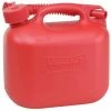 HüNERSDORFF Kraftstoff-Kanister STANDARD 5 L HD-PE Rot Mit UN-Zulassung Und Rotem Zubehör