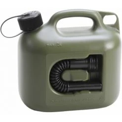 HüNERSDORFF Kraftstoff-Kanister PROFI (UN) 5 L OlivUN-ZulassungHDPEschwarzes Zubehör