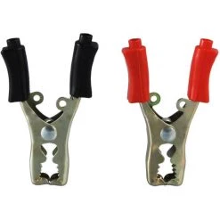 MISO TOOLS 2 Stück Batterieklemmen 40 Ampere Ladeklemme 75mm Lang Krokodilklemme Polklemme Ladezange