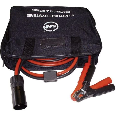 NO-NAME SET® TS 170 Starthilfekabel 35 Mm² Kupfer 5.00 M NATO-Stecker, Mit Stahlblech-Zangen, Mit Schutzscha – Bild 3