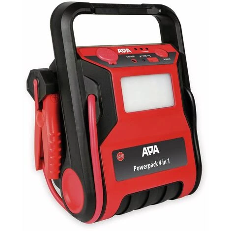 APA Starthilfegerät 16553, 4 In 1, Powerpack