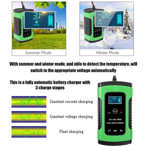 ASUPERMALL Batterieladegerat, 12V 6A – Bild 5