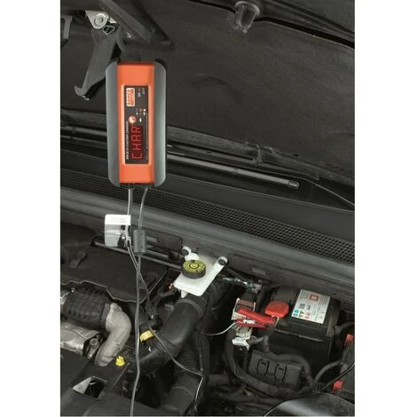 BAHCO Vollautomatisches Mikroprozessor Batterielade- UndBatterieerhaltungsgerät 3 Ampere, 8-stufig Für 12 – Bild 3