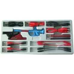 BGS Technic Prüfkabel- Und Zubehör-Sortiment | 15-tlg.