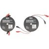 BGS Technic Krokodilklemmen-Kabelbox | Selbstaufrollend | 15 M