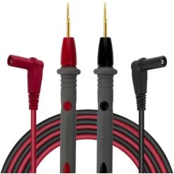 HAPPYSHOPPING Elektronische Messleitungen Messspitzen Multimeterleitungen Vergoldete Superscharfe Spitzen Silikon-Testleitungen PT1008 20A 1000 V,Rot Und Schwarz