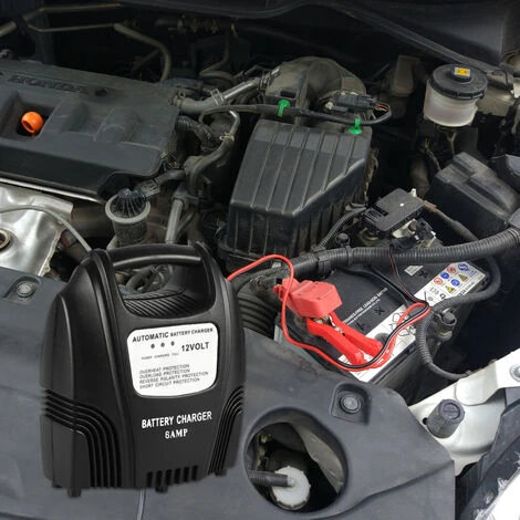 HAPPYSHOPPING 12V 3.5A Intelligentes Vollautomatisches Batterieladegerät Für Motorrad- Und Autobatterien AGM GEL WET Blei-Säure-Batterieladegerät,EU – Bild 4