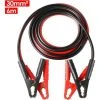 FEMOR Starthilfekabel Für Auto PKW LKW, Überbrückungskabel Aus Kupfer 6m 30mm² 1500A Für 12V Und 24V Inkl. Handschuhe Und Aufbewahrungstasche (6M 1500A)