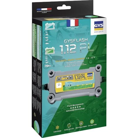 GYS GYSFLASH 1.12 PL 026902 Automatikladegerät 12 V 1 A – Bild 3
