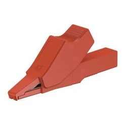 NO-NAME Stäubli XKK-200 Sicherheits-Abgreifklemme CAT III Rot