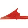 Cliff Croc Clip Sicherheits-Abgreifklemme Steckanschluss 4 Mm CAT III 1000 V Rot