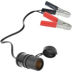 NO-NAME IWH Batterieklemmen Mit Steckdose 12/24 Volt Belastbarkeit Strom Max.=16 A