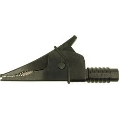 Cliff Croc Clip Sicherheits-Abgreifklemme Steckanschluss 4 Mm CAT III 1000 V Schwarz