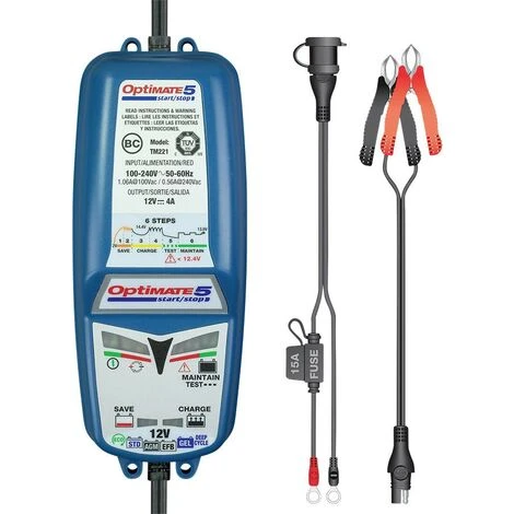 Optimate TM220-4A TM220-4A Automatikladegerät 12 V 4 A – Bild 5