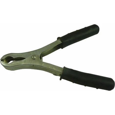 MISO TOOLS Batterieklemme 120A Schwarz Ladeklemme Krokodilklemme Ladekabel Polklemme Auto Polzange KFZ Batterie