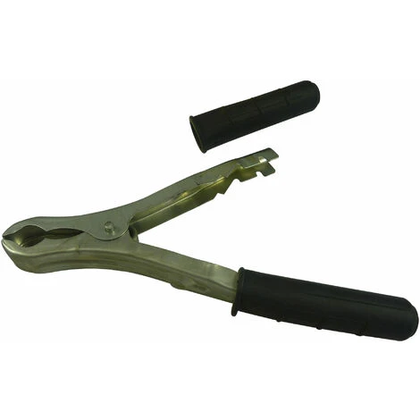 MISO TOOLS Batterieklemme 120A Schwarz Ladeklemme Krokodilklemme Ladekabel Polklemme Auto Polzange KFZ Batterie – Bild 3