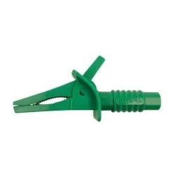 CLIFF FCR7942 SICHERHEITSKLEMME AUS LEGIERUNGSSTECKPLATTE 4 MM CAT II 1000 V, CAT III 600 V GRÜN