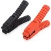 BARES 2 Pieces Alligator Clips 500A Insulated Large Battery Clamps Alligator Clamps Car Charger Accessories Red/Black