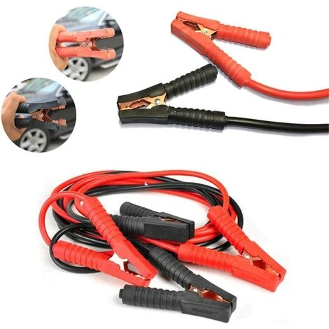 UISEBRT 2x6m Starthilfekabel Mit Überspannungsschutz - Überbrückungskabel Für Auto PKW LKW - 12 Volt Und 24 Volt 1200A (6m 1200A – Bild 2