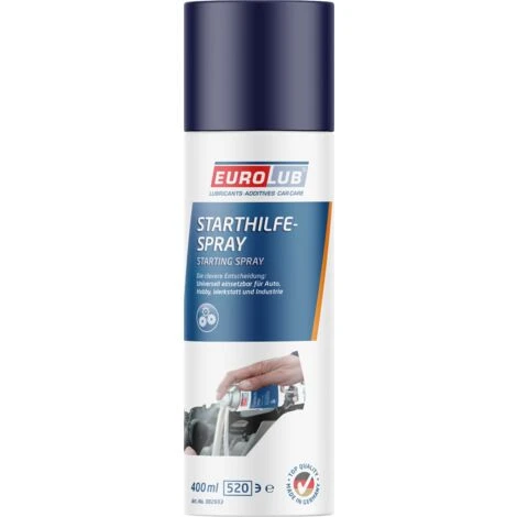 EUROLUB Starthilfe Spray 400 Ml Starterspray Kalt Start Spraydose
