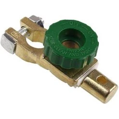 DEVENIRRICHE Universeller Batterietrennschalter Mit Grüner Taste 12V