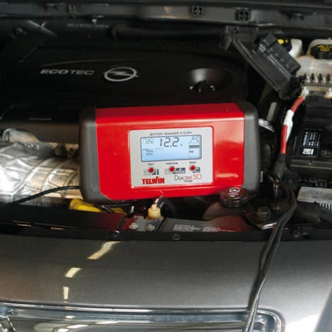 Telwin Doctor Charge 50 PulseTronic Batterieladegerät Erhaltungsladegerät Starthilfegerät Batterie Manager 6V/ 12V/ 24V – Bild 3