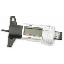 DAYTOOLS Reifen Profiltiefenmesser Tiefenmesser Profilmesser Digital 0-25,4 Mm LC-Display-Anzeige